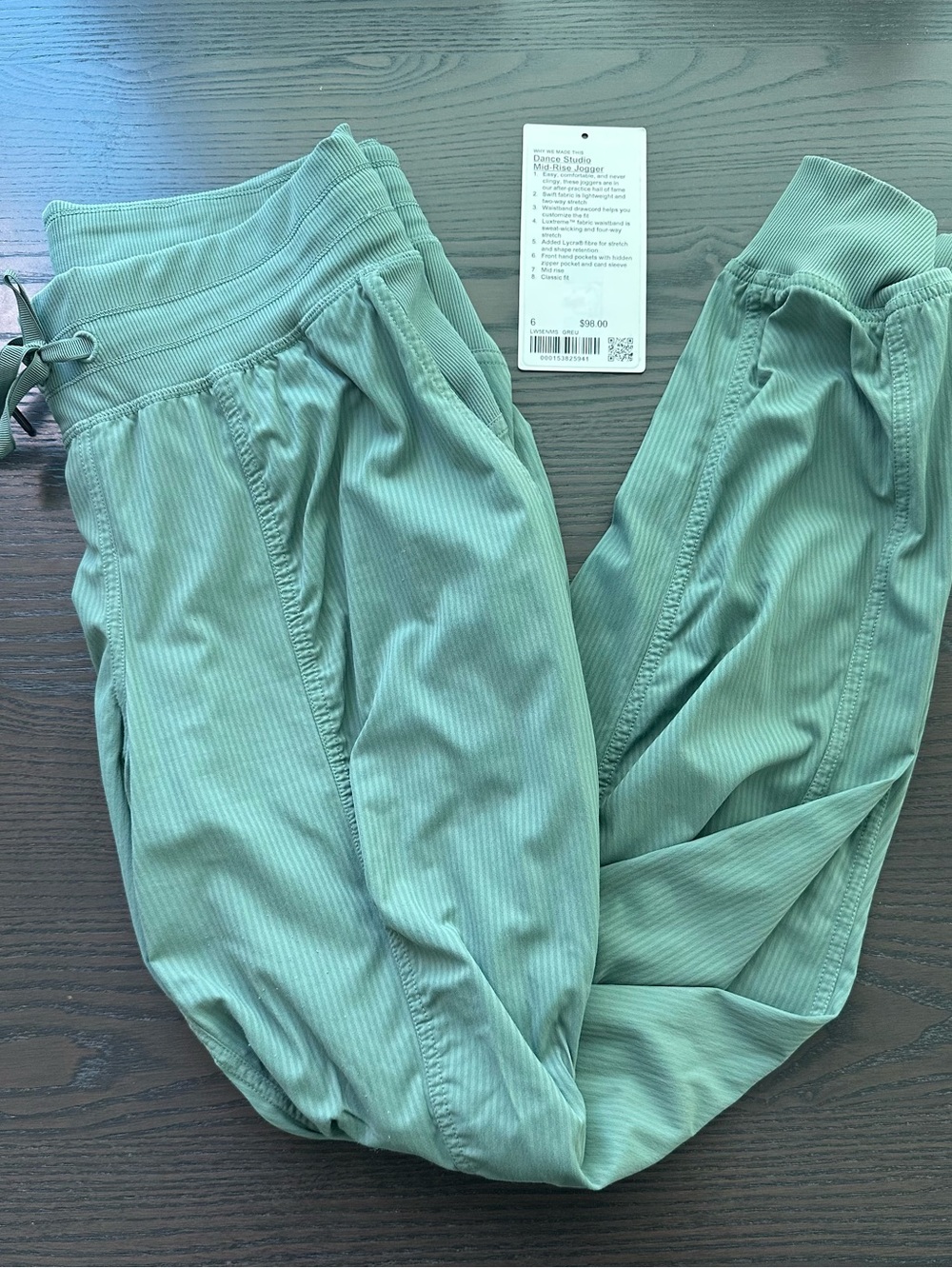 lululemon Dance Studio Mid-Rise Jogger Mid-Rise Jogger in Grey Eucalyptus Size 6